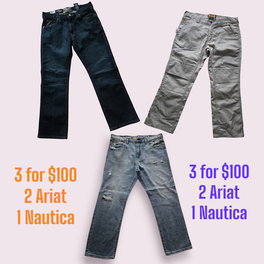 Nautica Black Straight Jeans